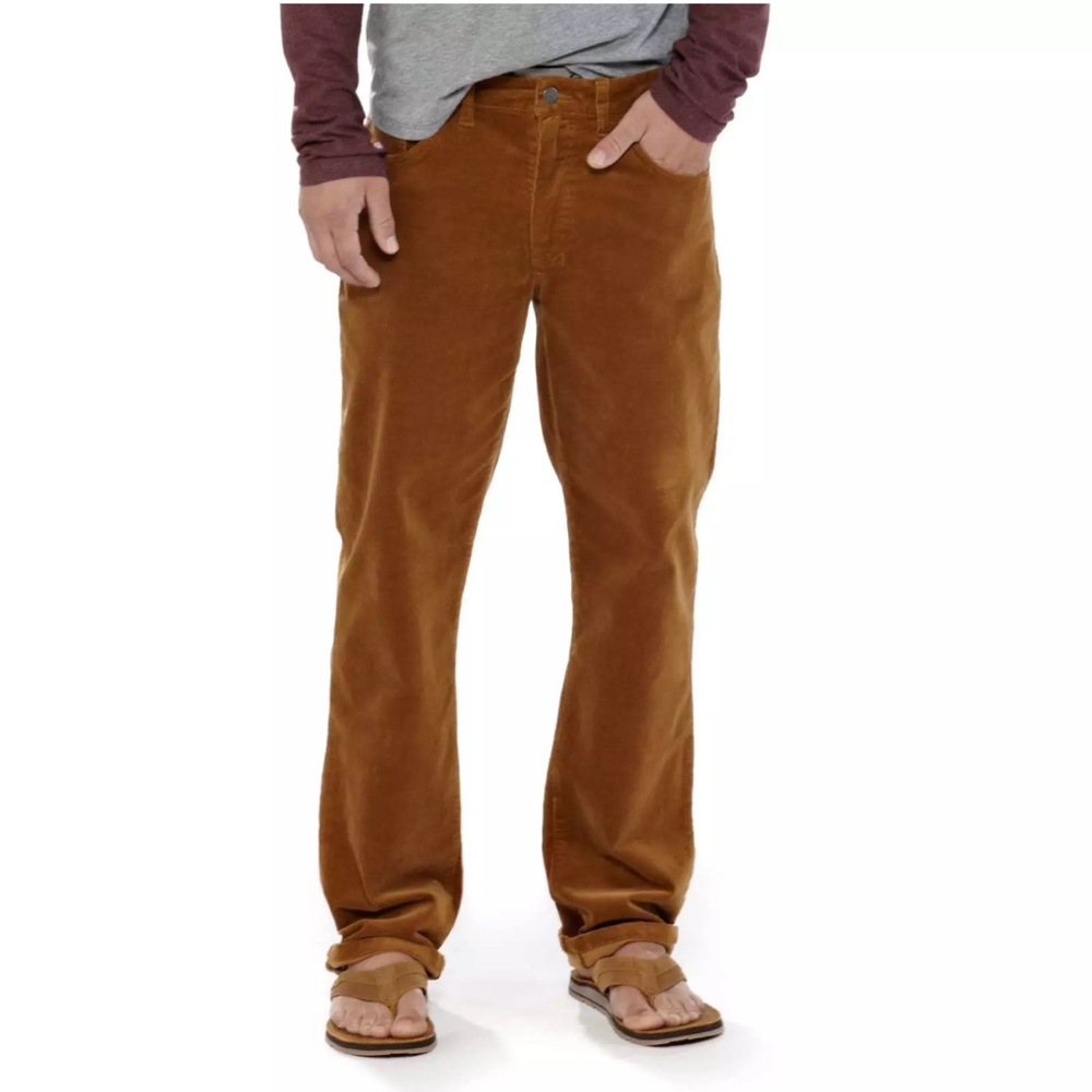 Patagonia Mens Iron Clad Corduroy Pants Size 32x32 Golden Khaki Organic Cotton